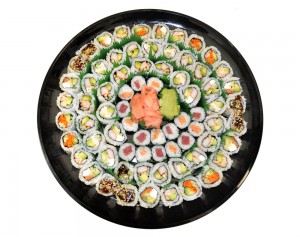 Assorted-Sushi-Roll-Party-Tray-White-Rice